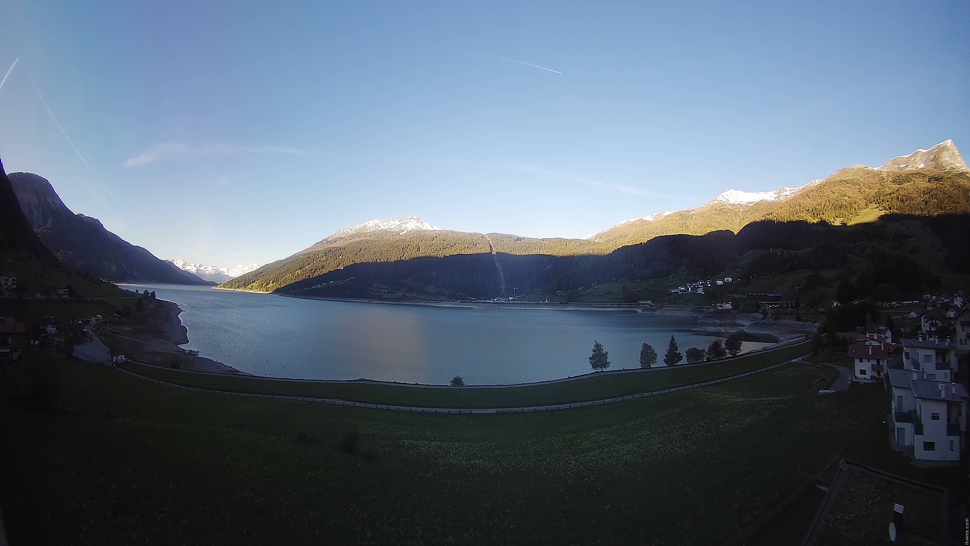 Archived image Webcam View to the Lake Resia