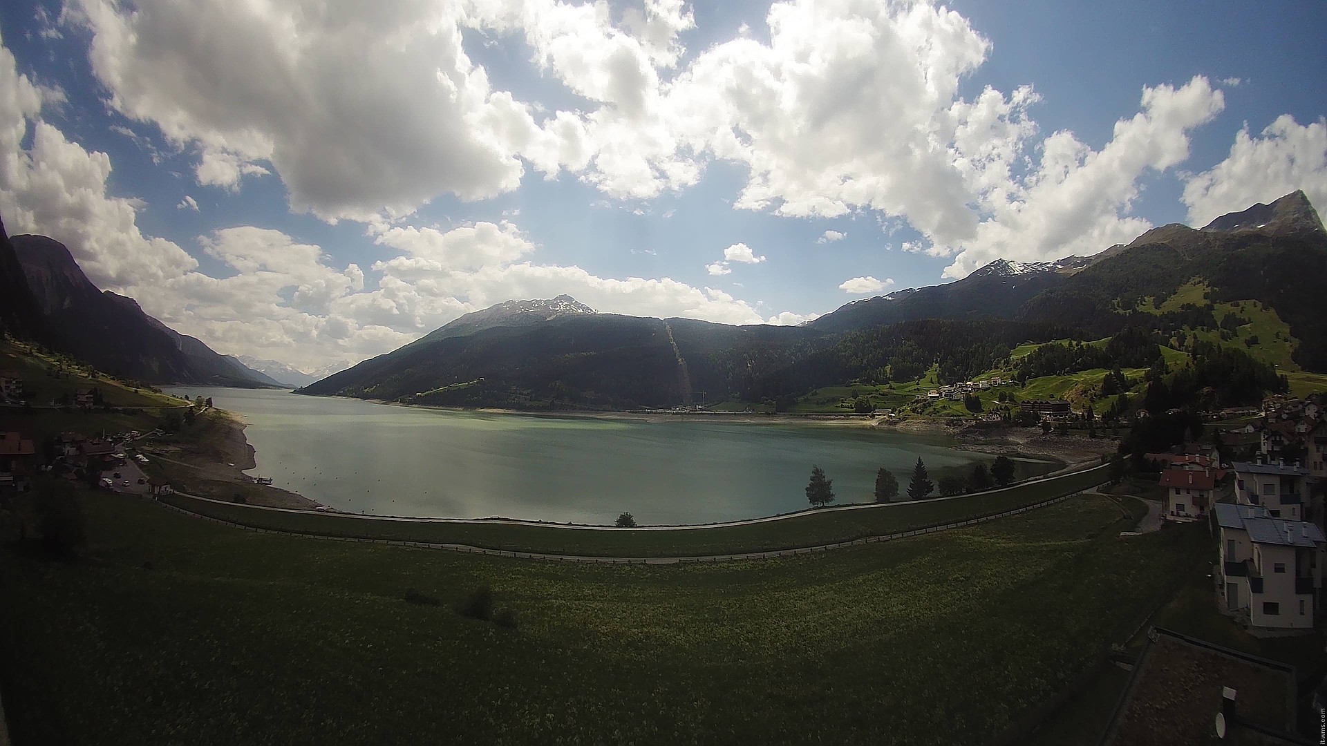 Archived image Webcam View to the Lake Resia