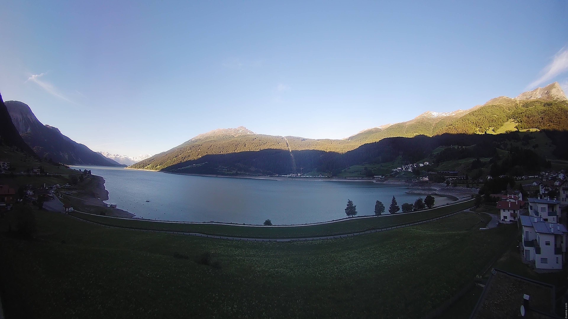 Archived image Webcam View to the Lake Resia