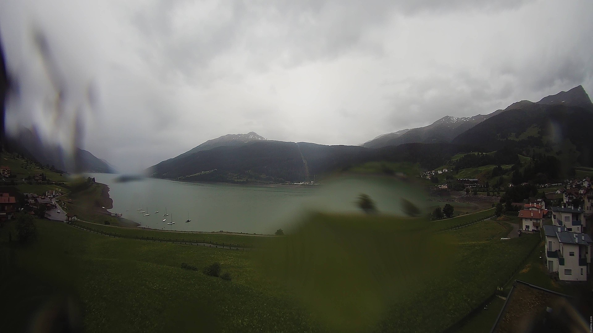 Archived image Webcam View to the Lake Resia