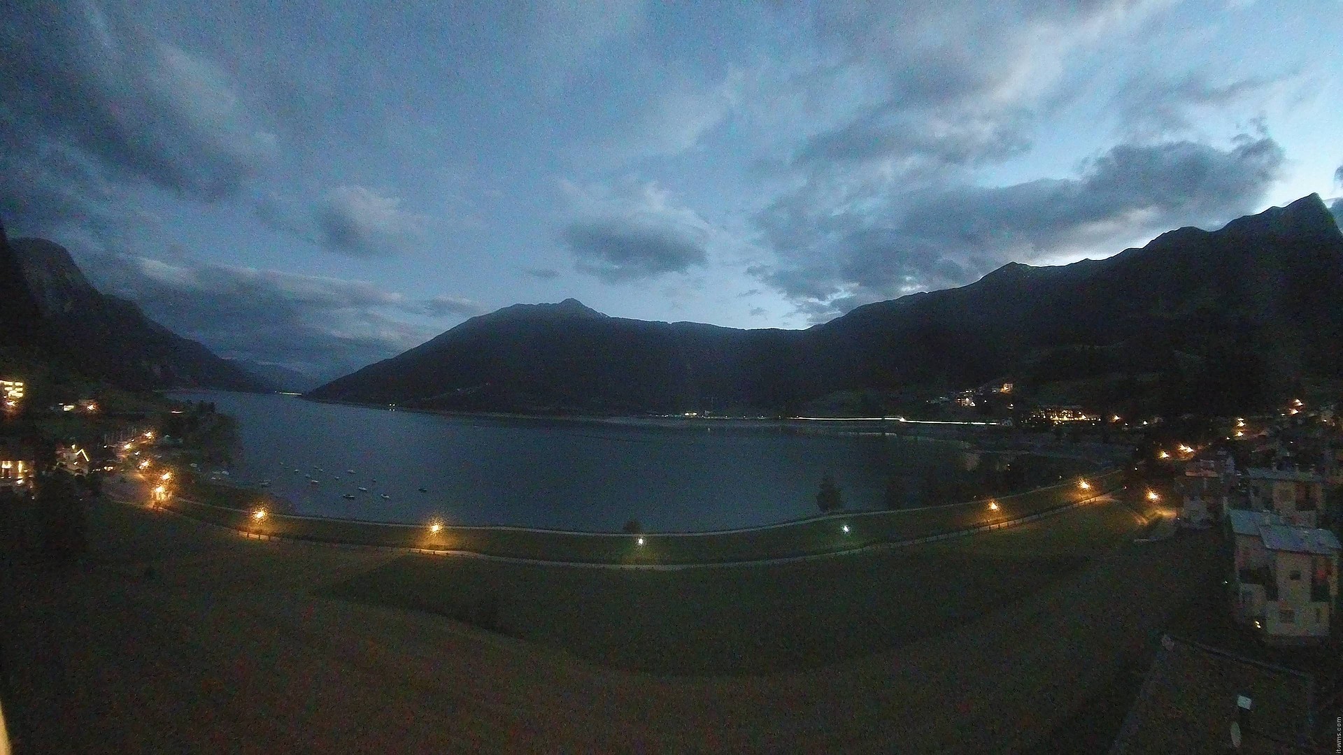 Archived image Webcam View to the Lake Resia