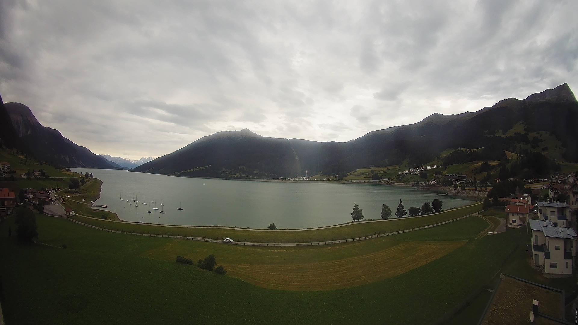 Archived image Webcam View to the Lake Resia