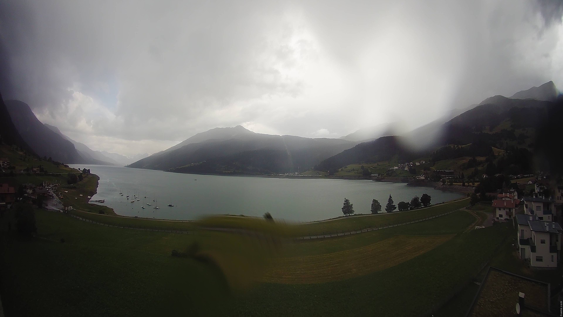 Archived image Webcam View to the Lake Resia
