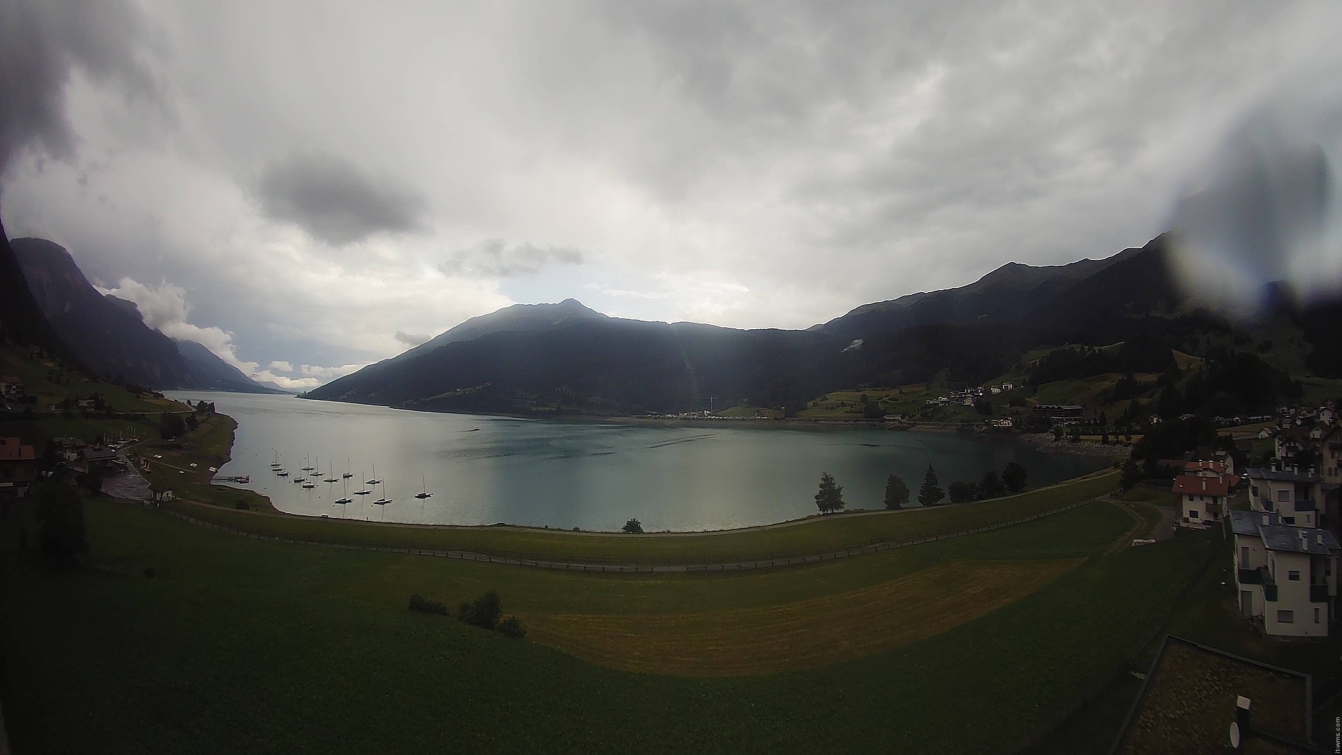 Archived image Webcam View to the Lake Resia