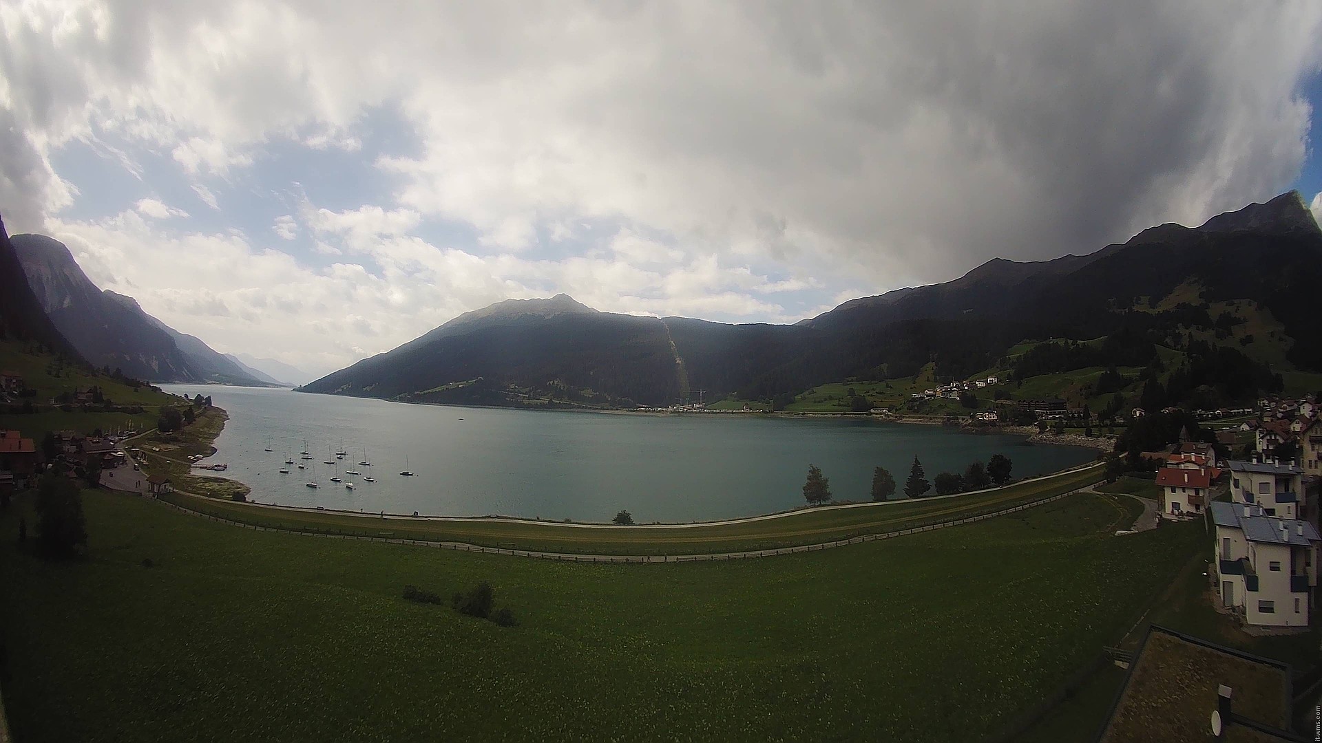 Archived image Webcam View to the Lake Resia