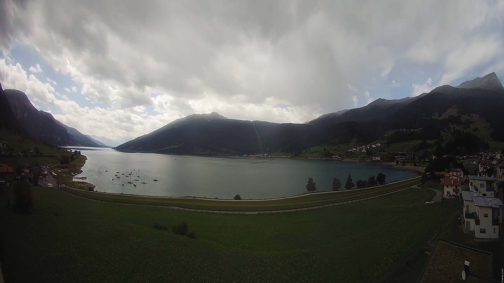 Archived image Webcam View to the Lake Resia