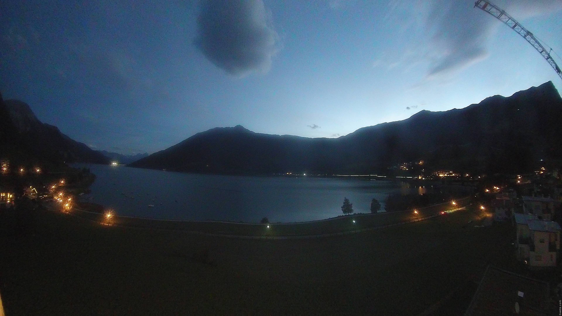 Archived image Webcam View to the Lake Resia