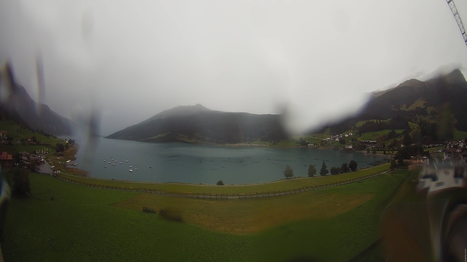 Archived image Webcam View to the Lake Resia