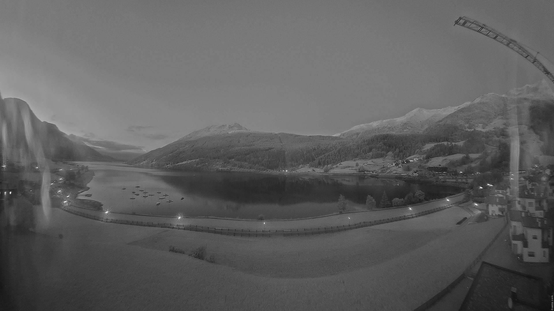 Archiv Foto Webcam Reschen - Blick auf den Reschensee