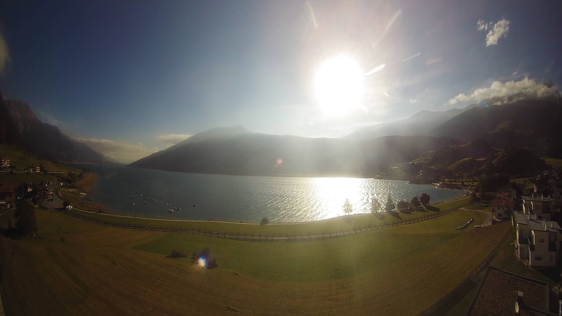 Archived image Webcam View to the Lake Resia