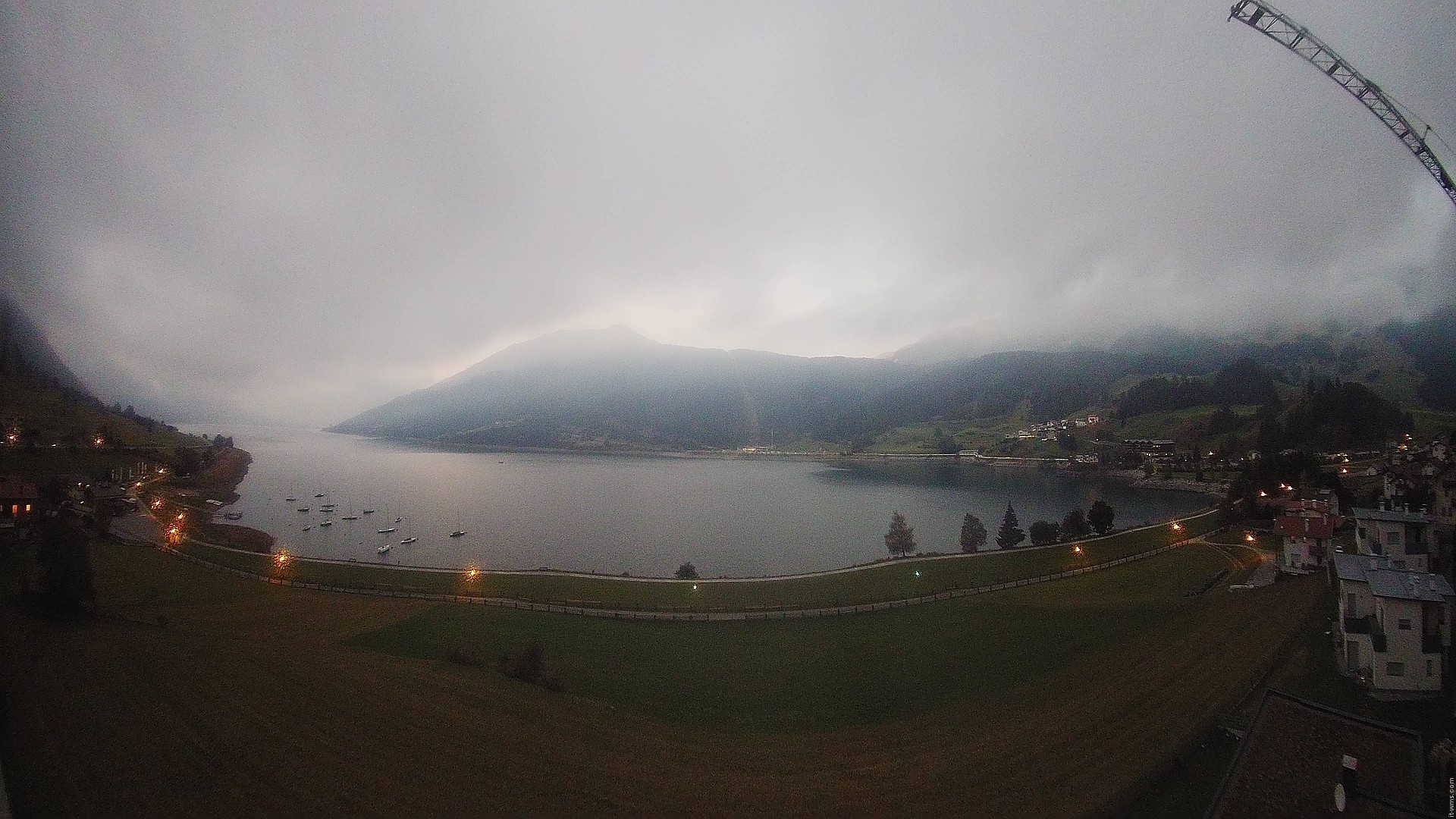 Archived image Webcam View to the Lake Resia
