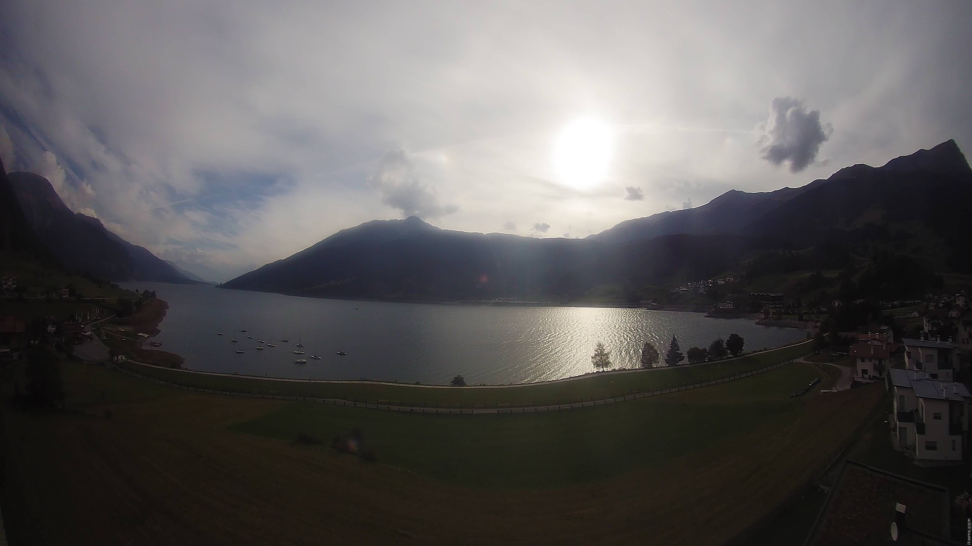 Archived image Webcam View to the Lake Resia