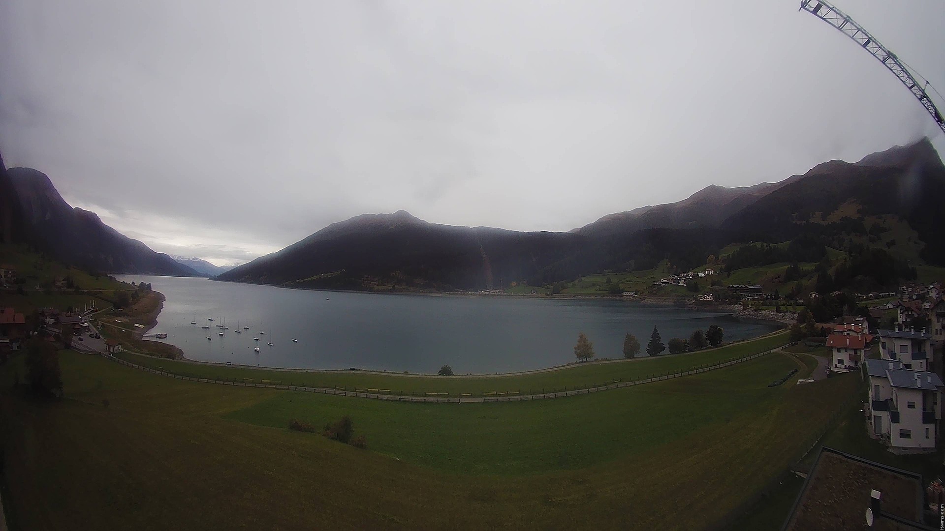 Archived image Webcam View to the Lake Resia