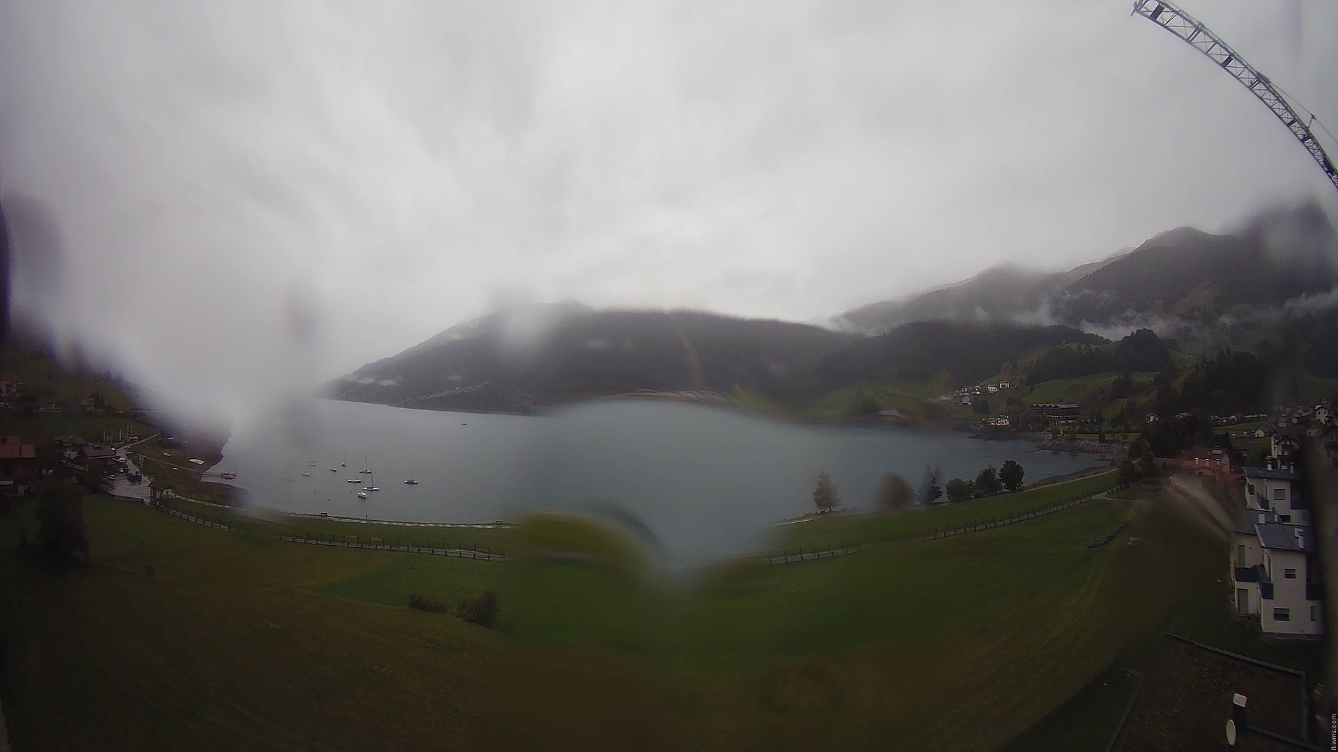 Archived image Webcam View to the Lake Resia
