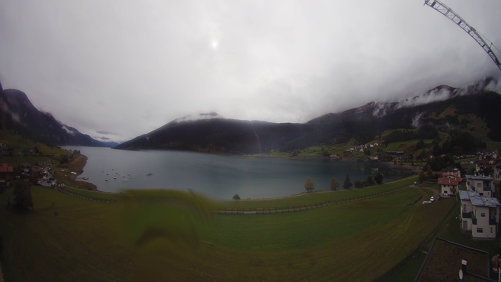 Archived image Webcam View to the Lake Resia
