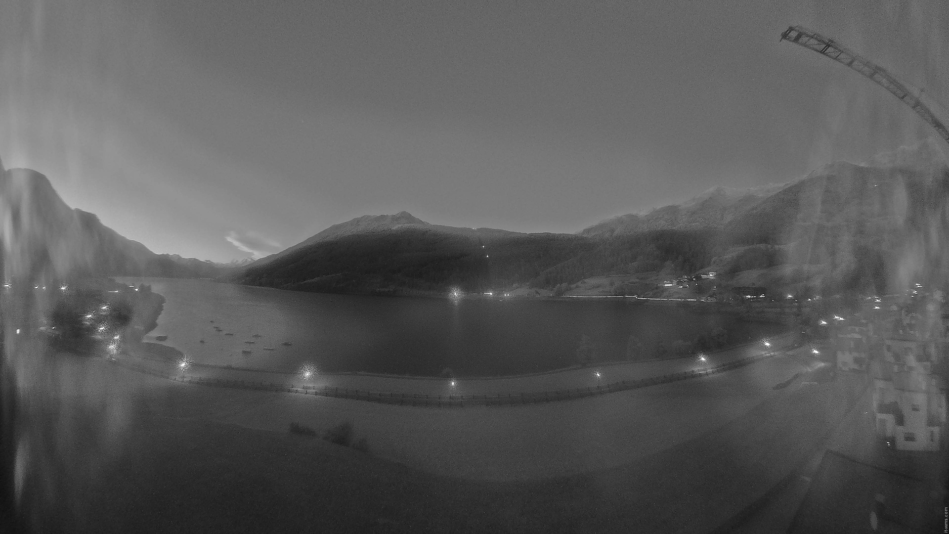 Archiv Foto Webcam Reschen - Blick auf den Reschensee