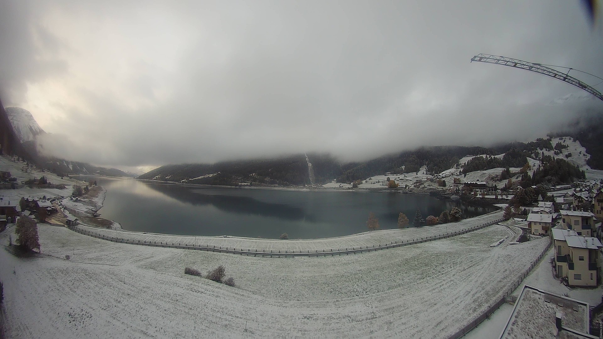 Archived image Webcam View to the Lake Resia