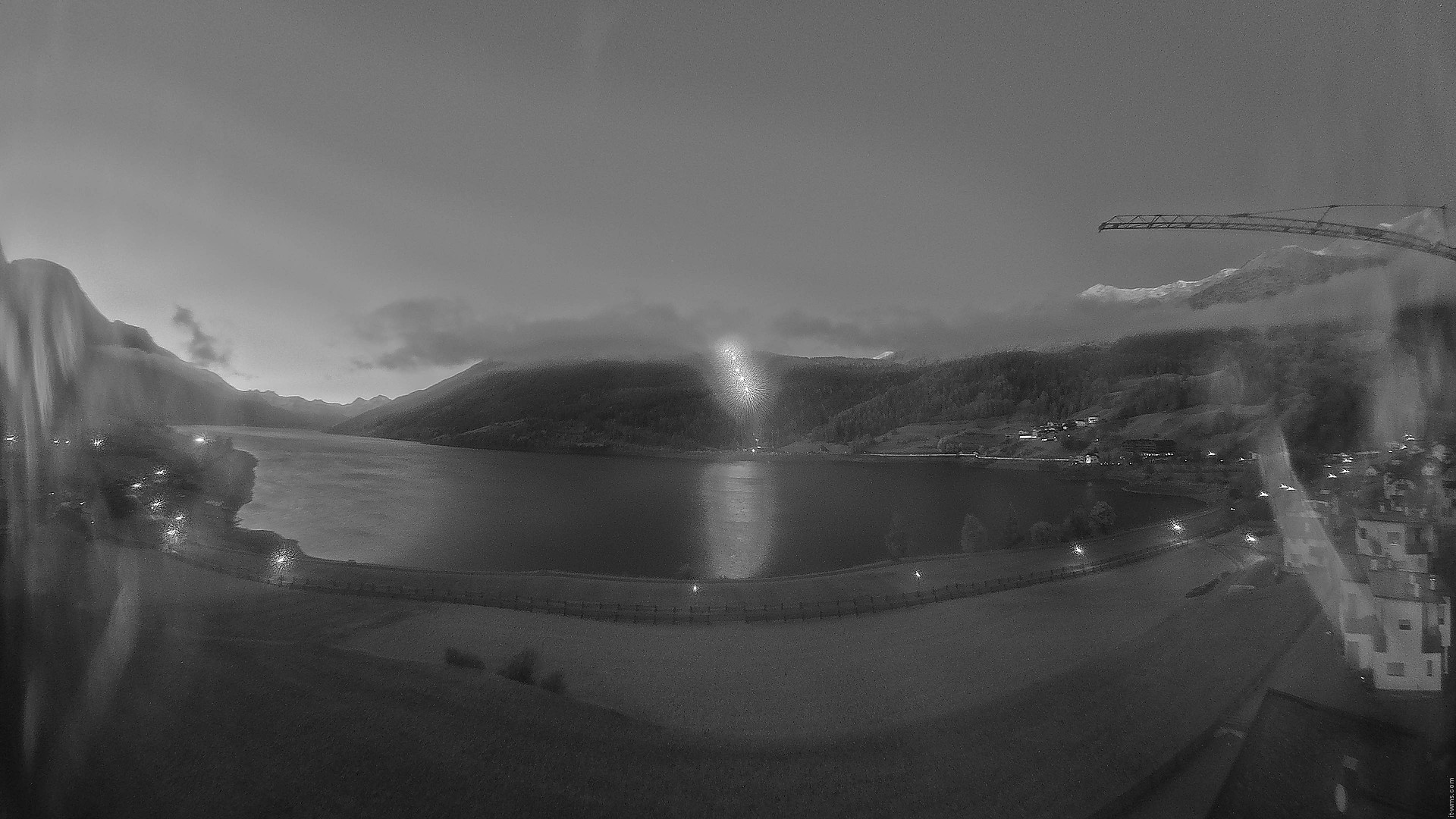 Archived image Webcam View to the Lake Resia