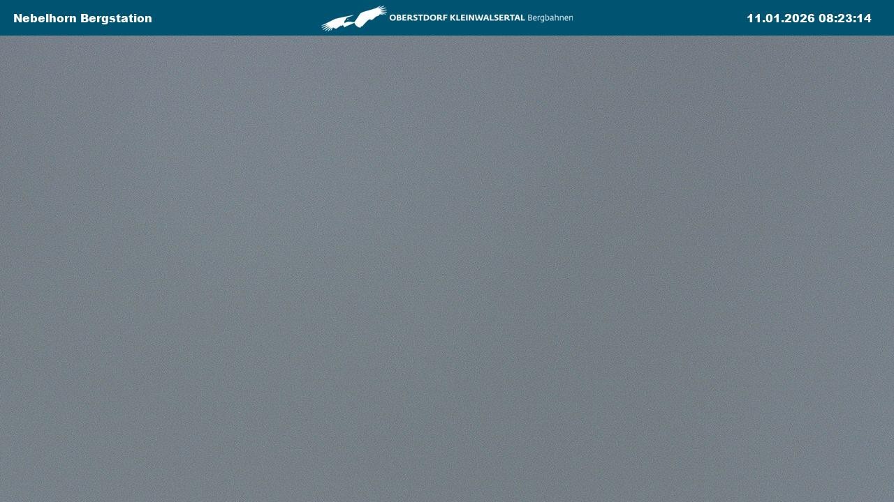 Archiv Foto Webcam Blick von der "Höfatsblick" Bergstation ins Tal