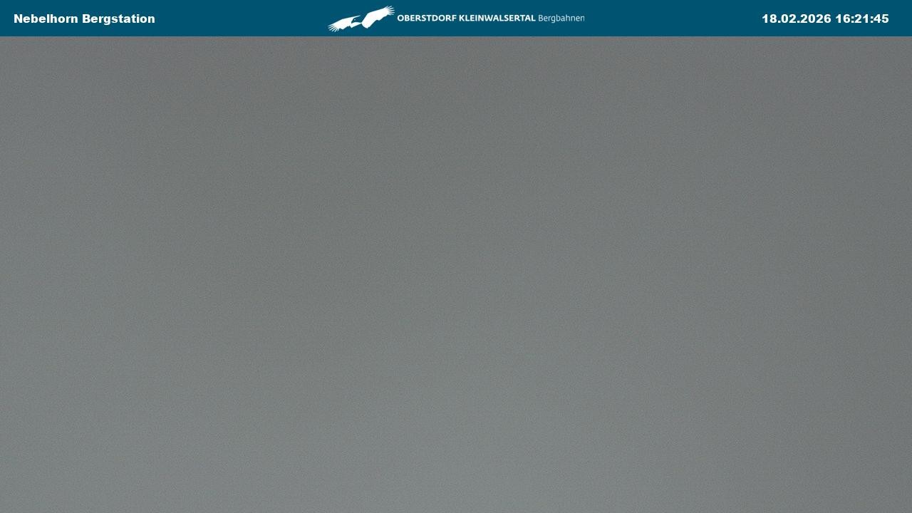 Archiv Foto Webcam Blick von der "Höfatsblick" Bergstation ins Tal