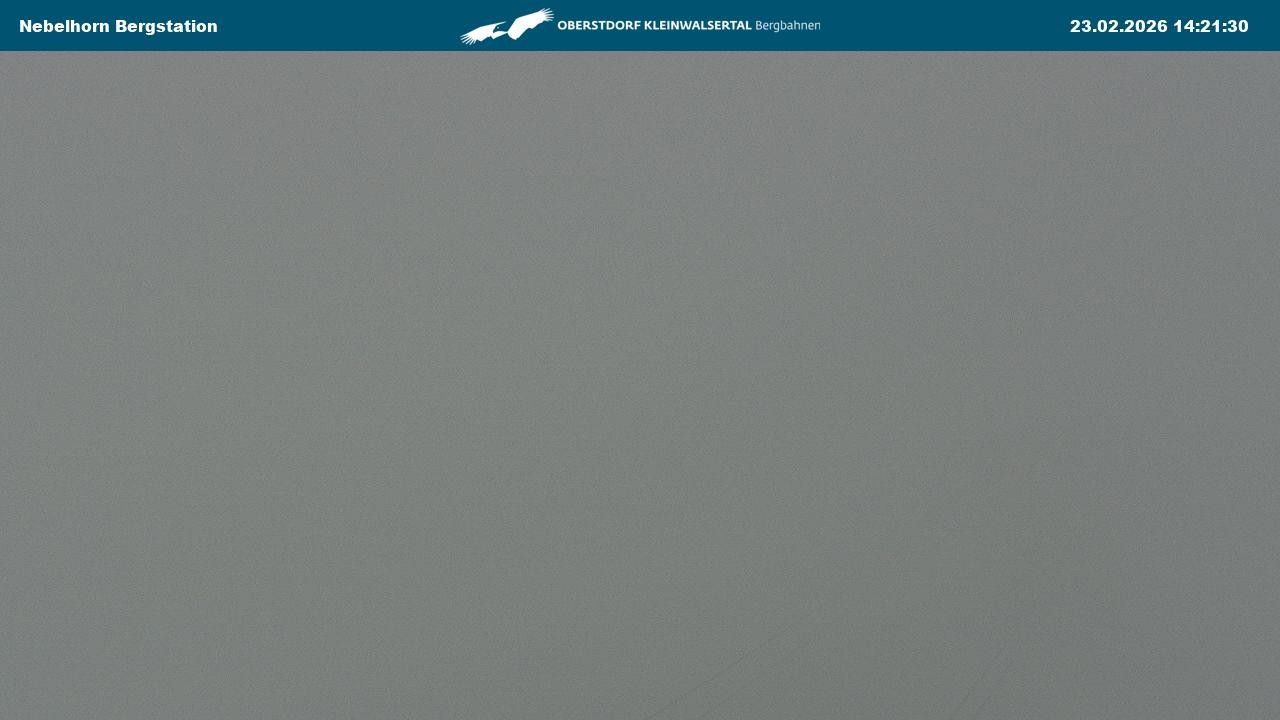 Archiv Foto Webcam Blick von der "Höfatsblick" Bergstation ins Tal