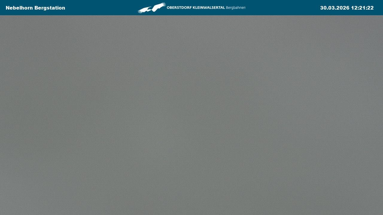 Archived image Webcam View from the "Höfatsblick" mountain station down the valley