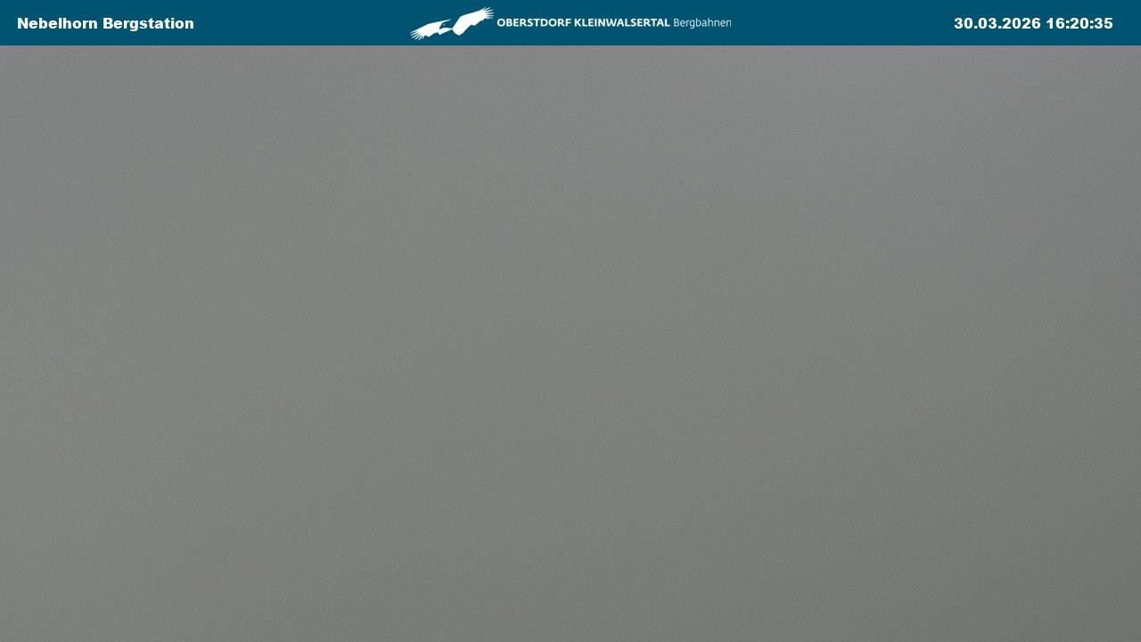 Archived image Webcam View from the "Höfatsblick" mountain station down the valley