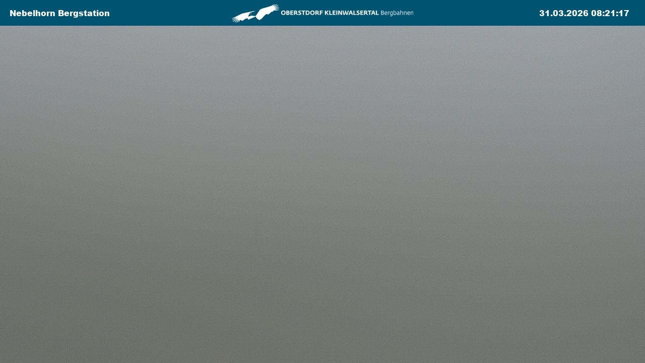 Archived image Webcam View from the "Höfatsblick" mountain station down the valley