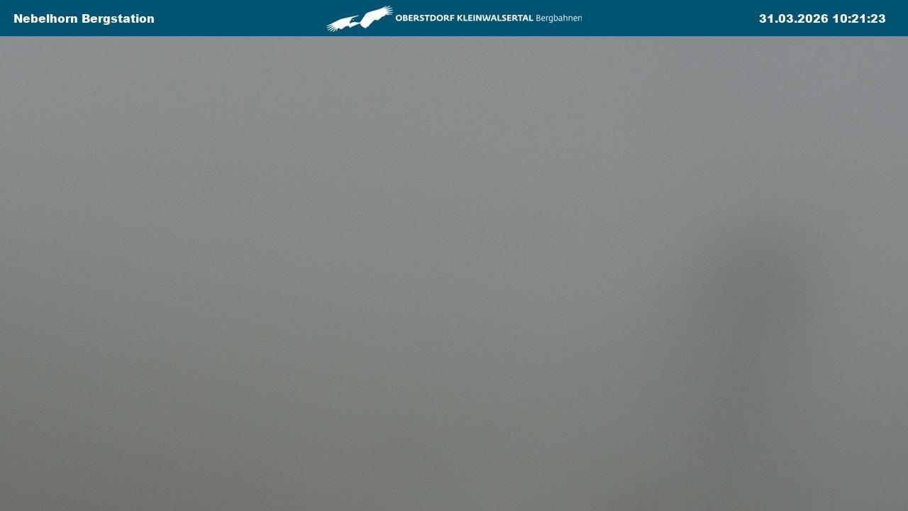 Archiv Foto Webcam Blick von der "Höfatsblick" Bergstation ins Tal