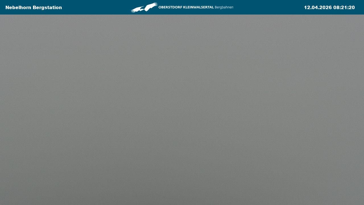 Archived image Webcam View from the "Höfatsblick" mountain station down the valley