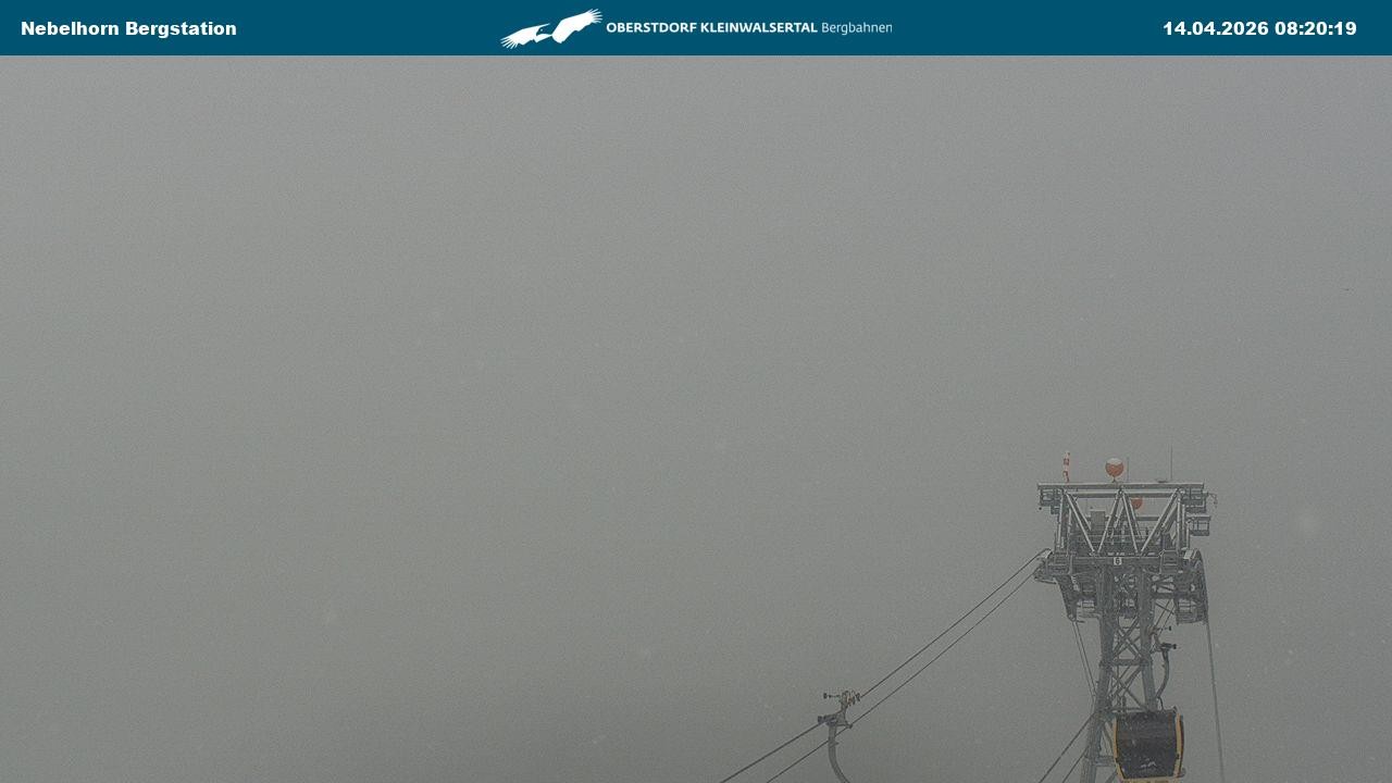 Archiv Foto Webcam Blick von der "Höfatsblick" Bergstation ins Tal