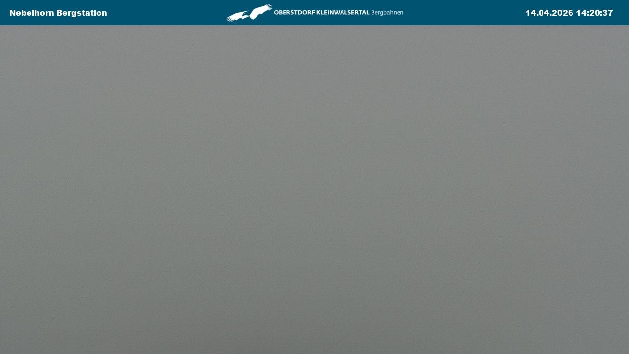 Archiv Foto Webcam Blick von der "Höfatsblick" Bergstation ins Tal