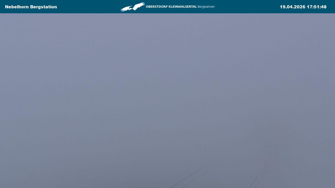 Archiv Foto Webcam Blick von der "Höfatsblick" Bergstation ins Tal