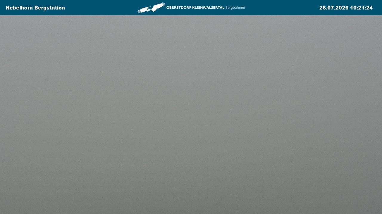 Archiv Foto Webcam Blick von der "Höfatsblick" Bergstation ins Tal