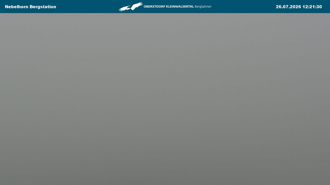 Archiv Foto Webcam Blick von der "Höfatsblick" Bergstation ins Tal