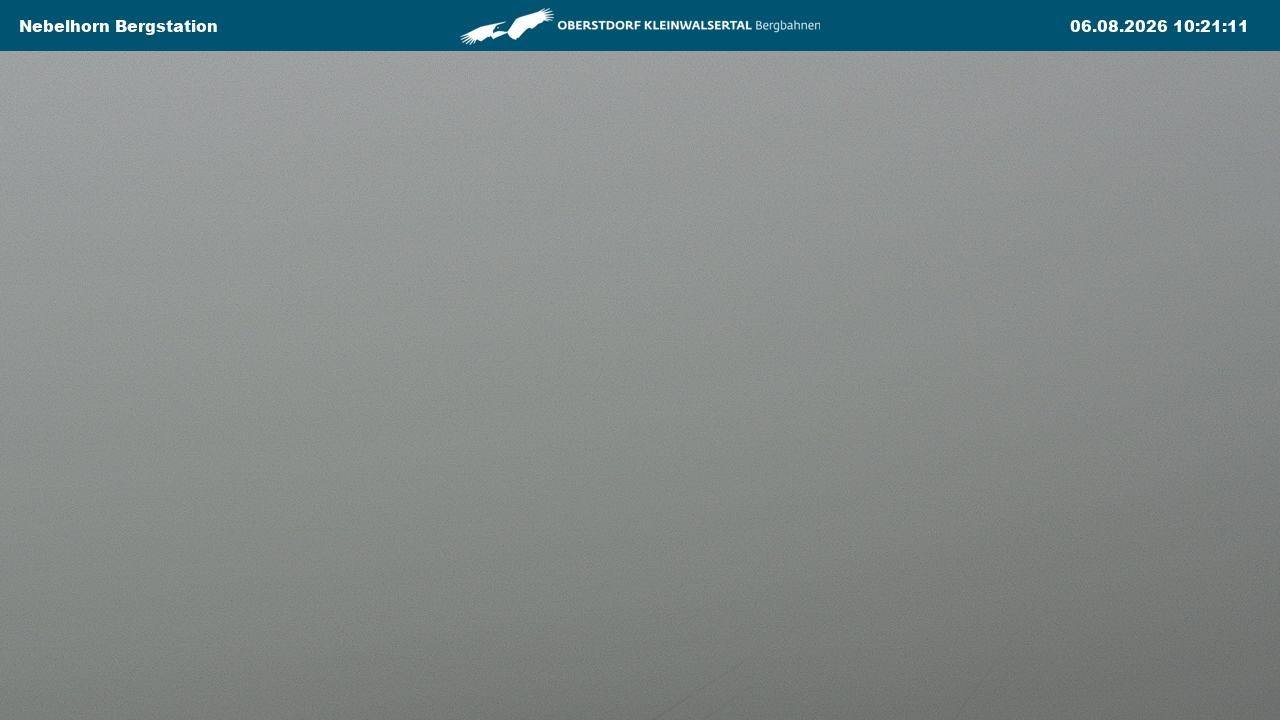 Archiv Foto Webcam Blick von der "Höfatsblick" Bergstation ins Tal
