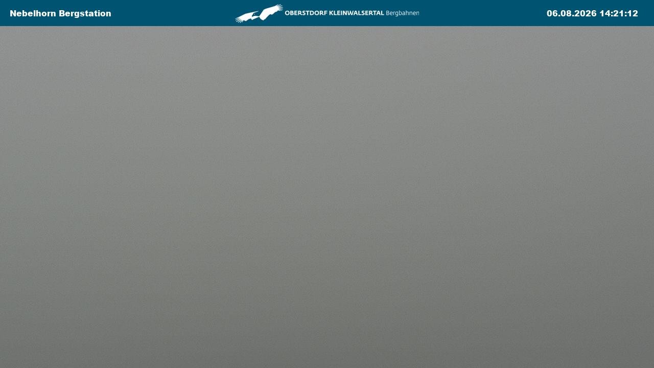 Archiv Foto Webcam Blick von der "Höfatsblick" Bergstation ins Tal