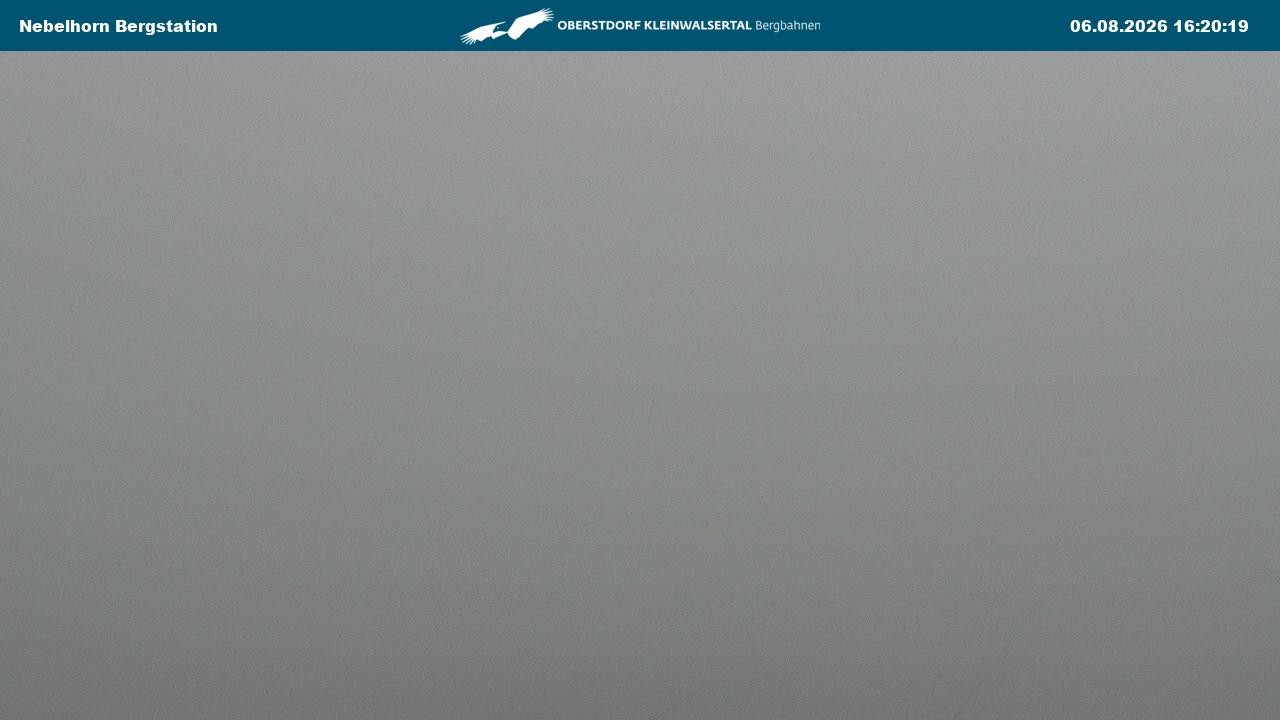 Archiv Foto Webcam Blick von der "Höfatsblick" Bergstation ins Tal
