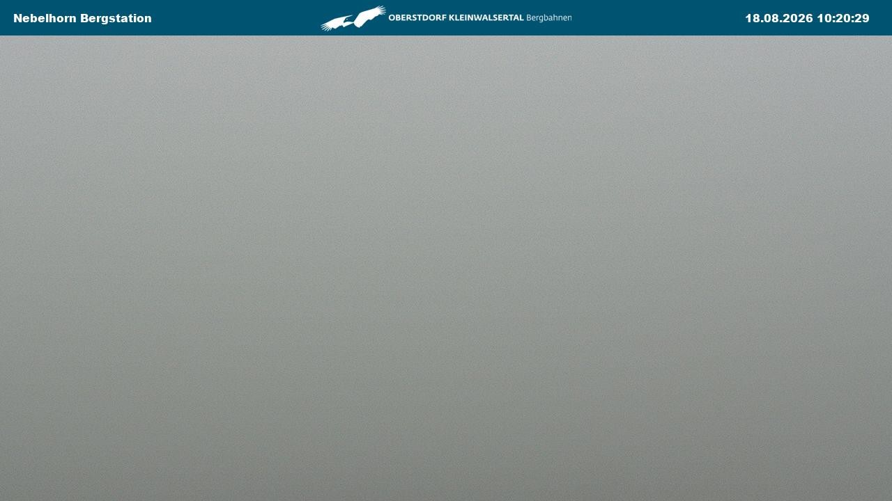 Archiv Foto Webcam Blick von der "Höfatsblick" Bergstation ins Tal