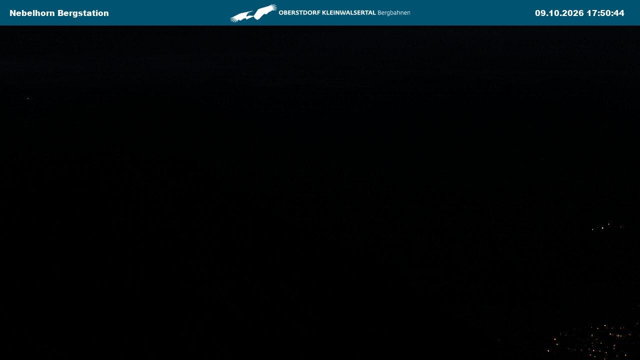 Archiv Foto Webcam Blick von der "Höfatsblick" Bergstation ins Tal