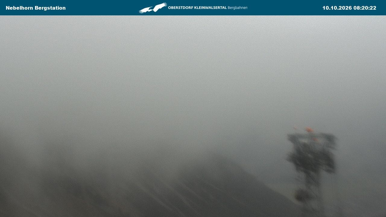 Archiv Foto Webcam Blick von der "Höfatsblick" Bergstation ins Tal