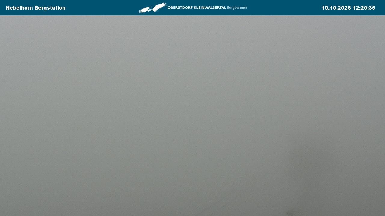 Archiv Foto Webcam Blick von der "Höfatsblick" Bergstation ins Tal
