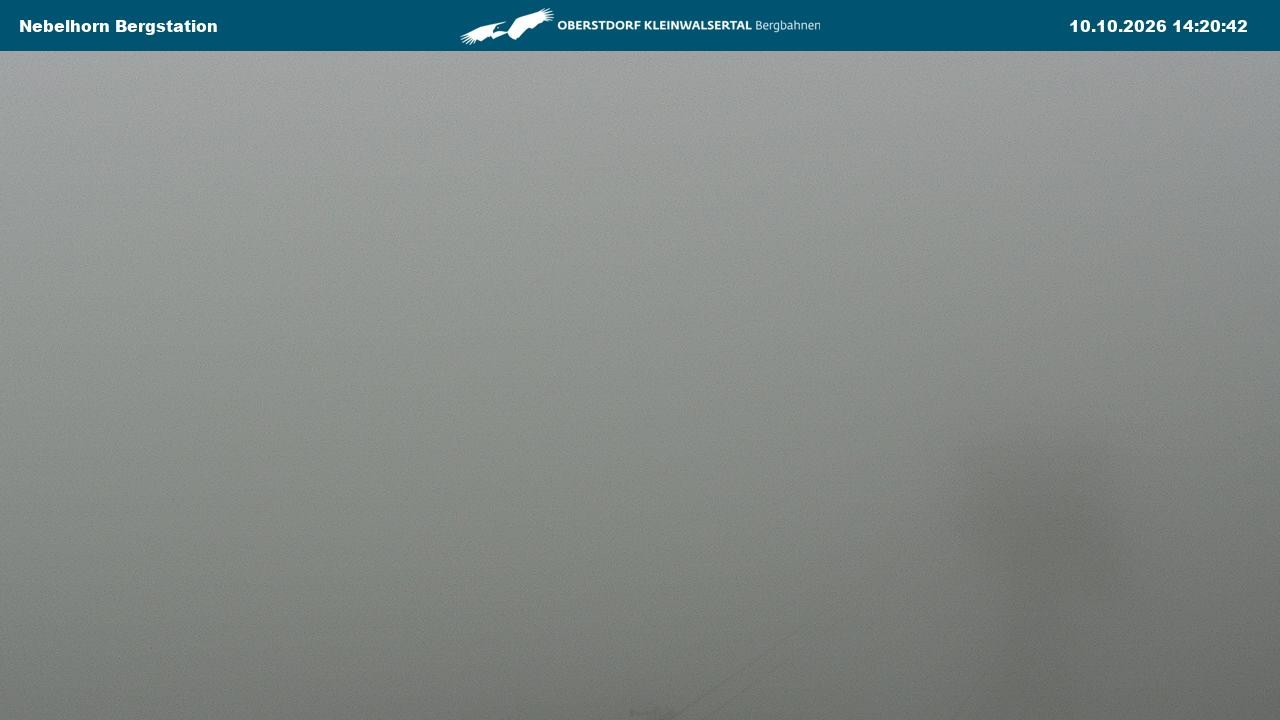 Archiv Foto Webcam Blick von der "Höfatsblick" Bergstation ins Tal