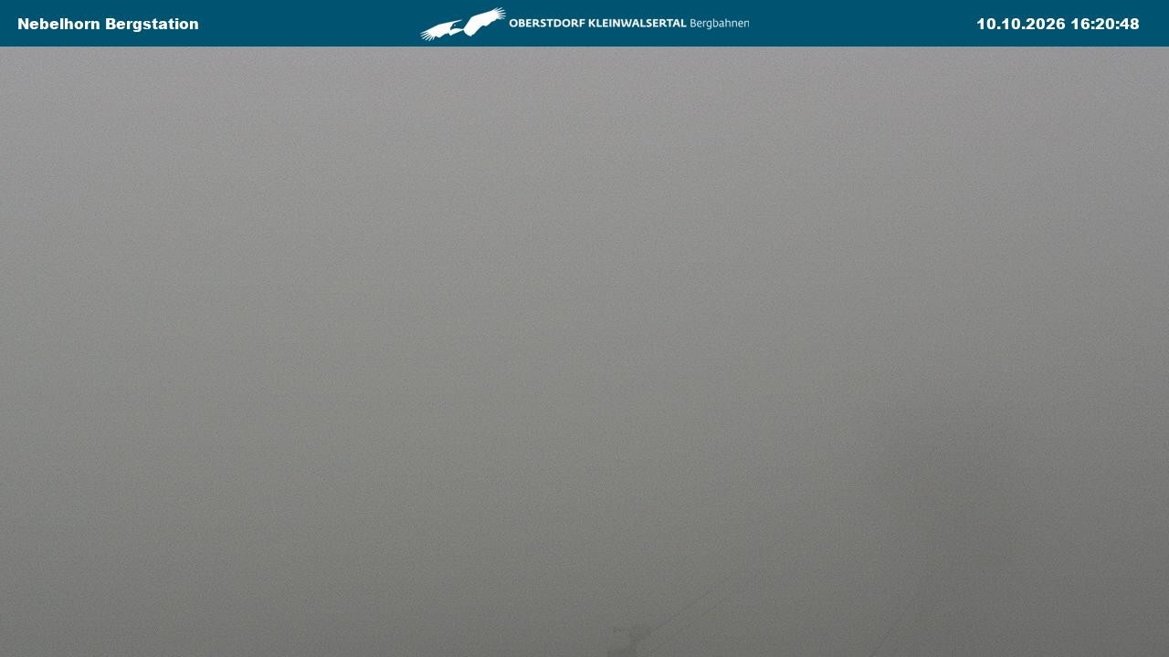 Archiv Foto Webcam Blick von der "Höfatsblick" Bergstation ins Tal