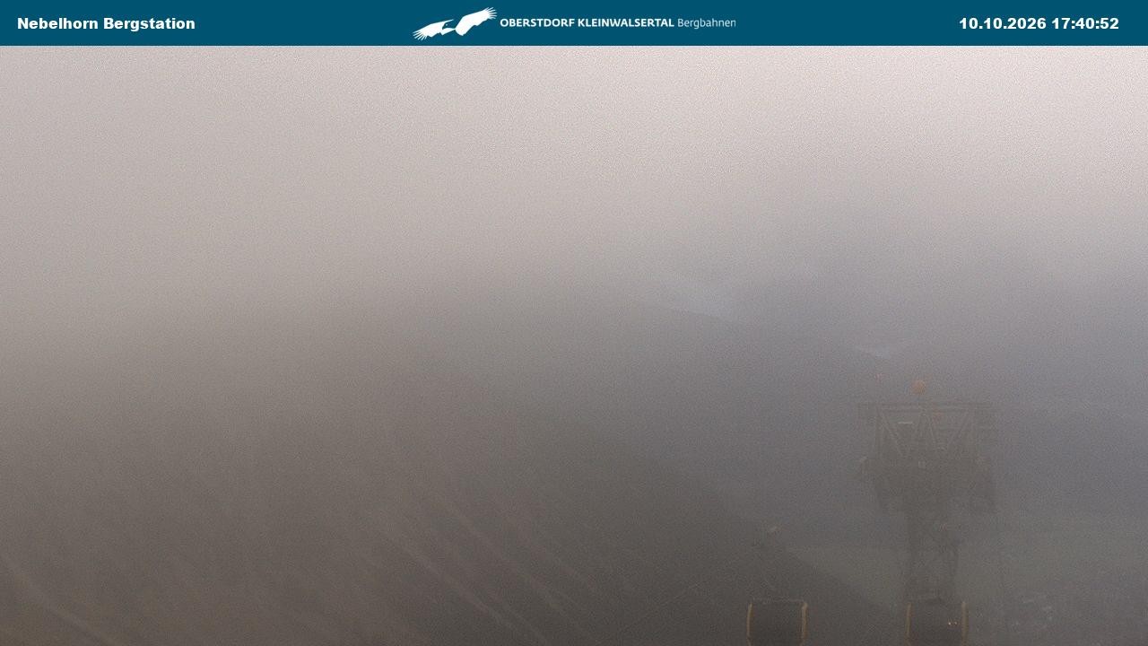 Archiv Foto Webcam Blick von der "Höfatsblick" Bergstation ins Tal
