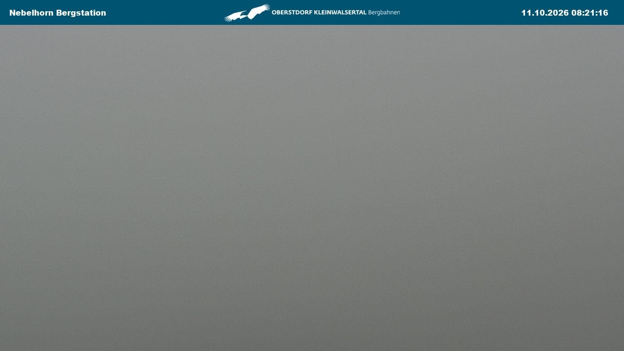 Archiv Foto Webcam Blick von der "Höfatsblick" Bergstation ins Tal
