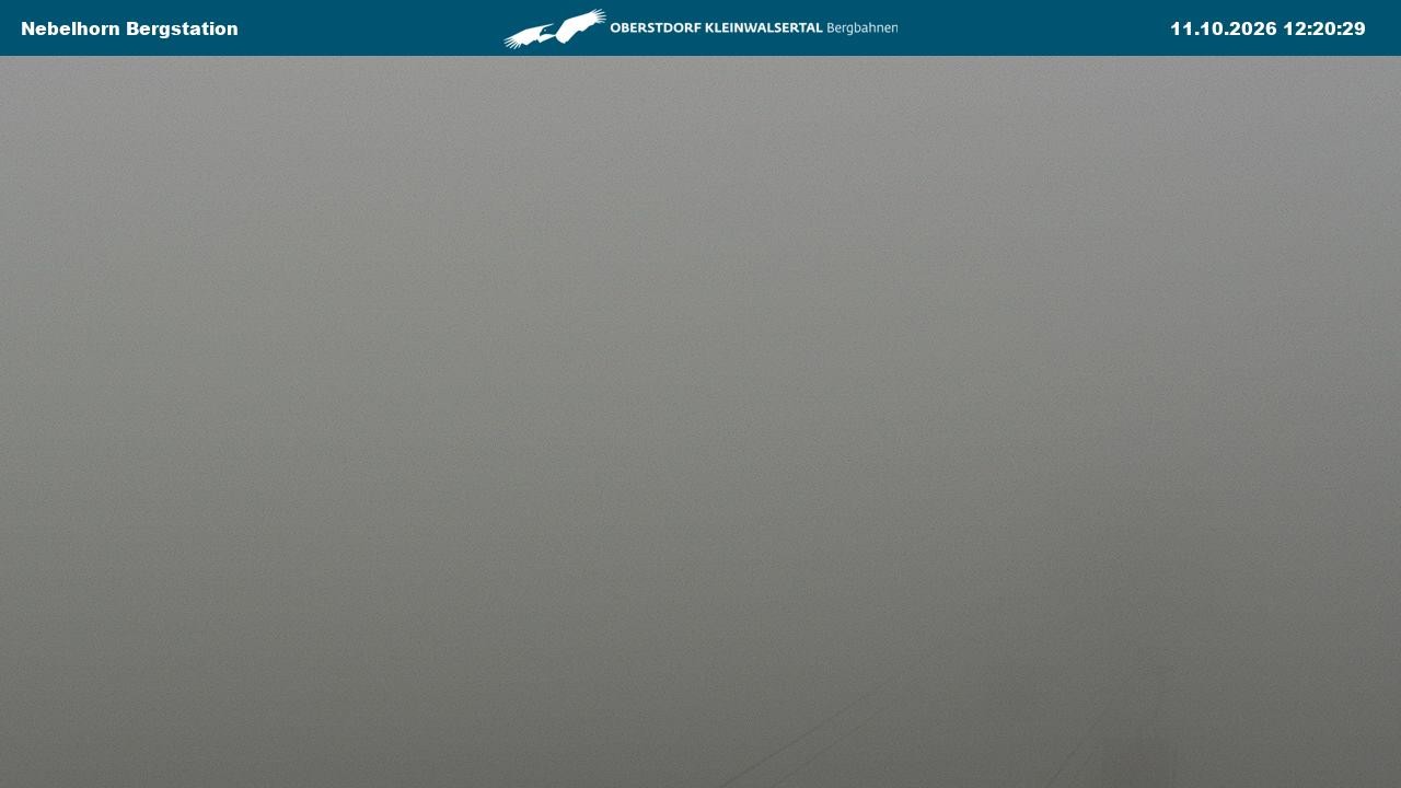 Archiv Foto Webcam Blick von der "Höfatsblick" Bergstation ins Tal