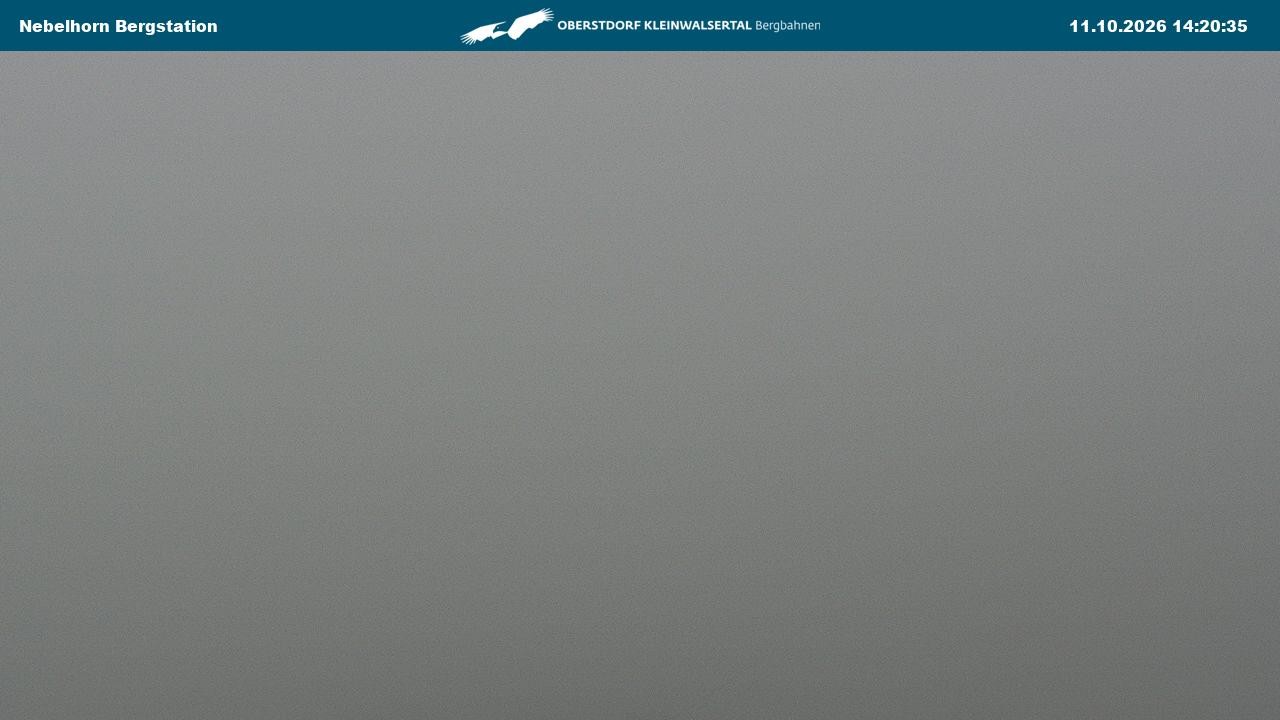 Archiv Foto Webcam Blick von der "Höfatsblick" Bergstation ins Tal