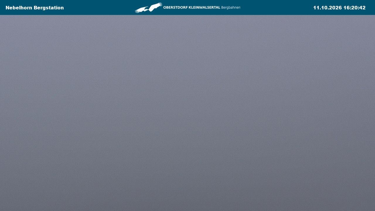 Archiv Foto Webcam Blick von der "Höfatsblick" Bergstation ins Tal