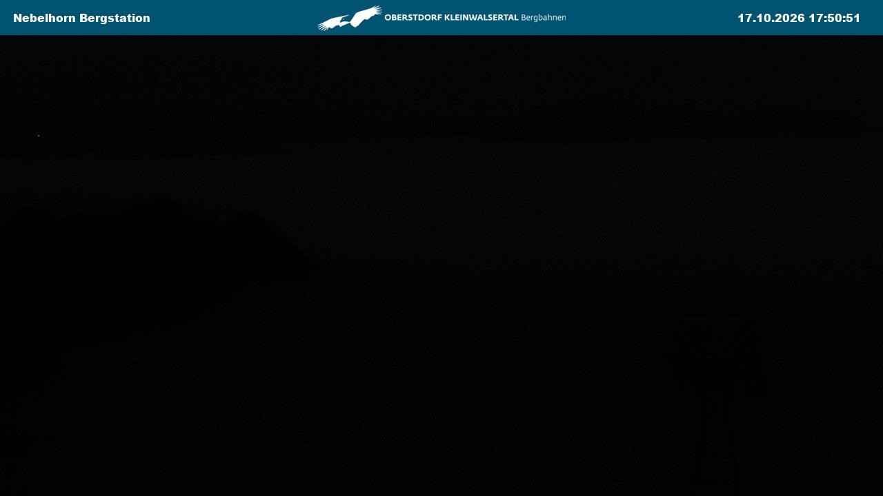 Archiv Foto Webcam Blick von der "Höfatsblick" Bergstation ins Tal